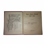 1898 Rock Island Arsenal Golf Club Officers,Constitution,Rules-January 1898 Publication