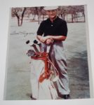 Ben Hogan Signed 8x10 Photo - With Golf Bag