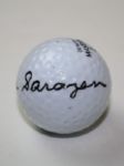 Gene Sarazen Signed Golf Ball - Grand Slam Champion