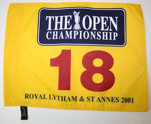 Lot of 5: 2001 The Open Championship Flag - Royal Lytham and St. Innes