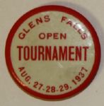 1937 Glen Falls Open Championship Pin