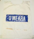 1990 British Open Caddy Bib Mark O'Meara-Signed by O'Meara JSA COA