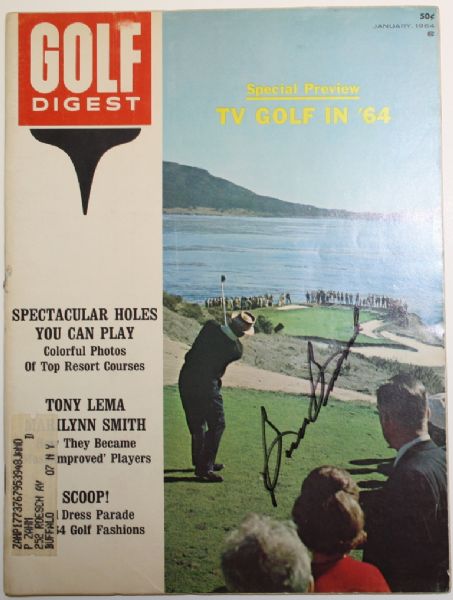 3 Sam Snead Signed Golf Digest JSA COA