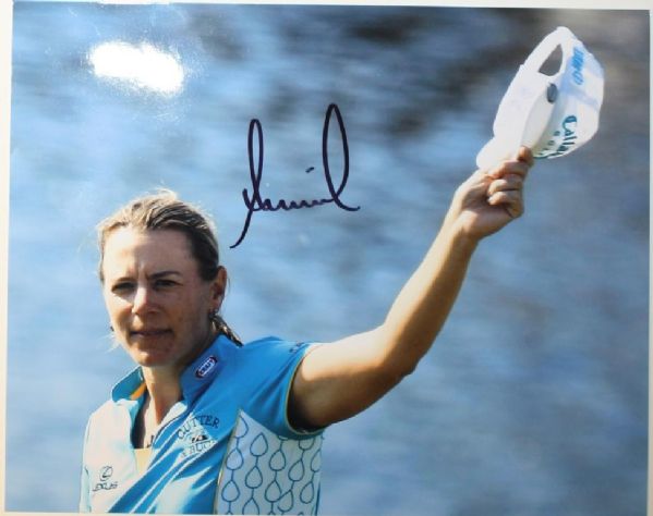 Annika Sorenstam Signed 8x10 Photo JSA COA
