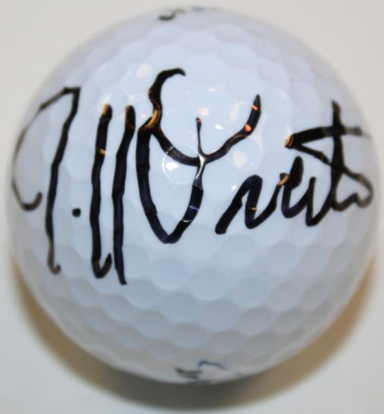 Jeff Overton Signed Golf Ball JSA COA