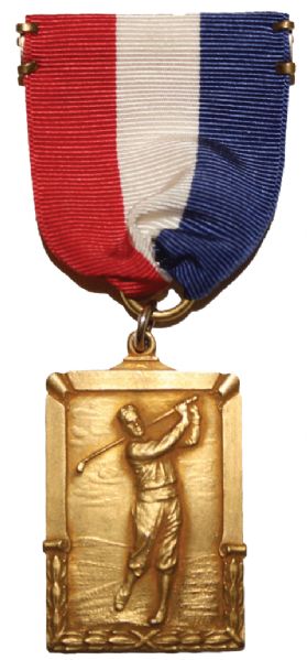 Felix Serafins 1948 Anthracite Open Champions Golf Medal with Original Presentation Box