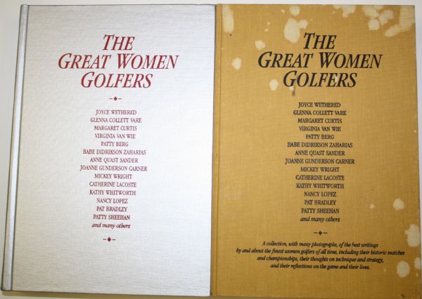 Lot of Two: The Great Women Golfers - Silver & Mustard