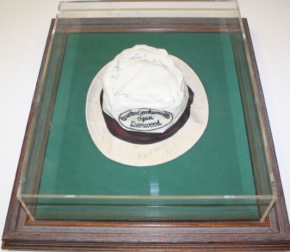 Greater Jacksonville Deerwood Open Multi-Signed Hat JSA COA