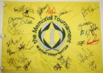 Memorial Pin flag Signed by 29 Stars including Kuchar, Barnes, Furyk, Perry, Immelman, and more JSA COA