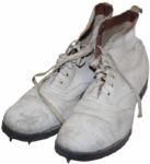 1920s Vintage High Top White Buck Golf Shoes