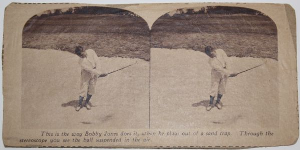 Cardboard Cutout of Bobby Jones in Sand Trap