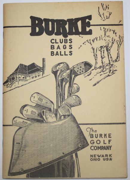 1927 Burke Catalog - Clubs Bags and Balls