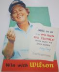Wilson Patty Berg Advertising Piece