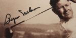 Byron Nelson Lot of 4 Items: Tape, Book, (2) Autographed items JSA COA