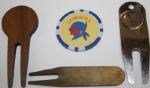 Lot of 4 Items - Seminole BM, PGA Divot, Medinah Divot, Muirfield Divot
