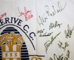 1992 PGA Championship Embroidered Flag - Signed by 31 Including Champ Nick Price JSA COA