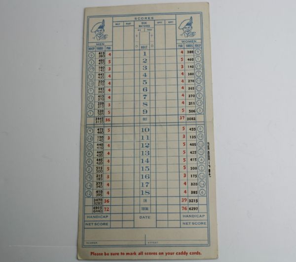 1940s/50s Tam OShanter Scorecard & Matchbook-Chicago Host To PGAs Richest Event
