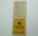 Bing Crosby Match Scorecard with Charley Penna at Medinah - Bing Crosby Signed