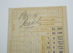 Bing Crosby Match Scorecard with Charley Penna at Medinah - Bing Crosby Signed