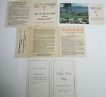 1960 Bing Crosby Program, pairing sheet ,Cypress Point Scorecard and Photo- Ken Venturi Win!