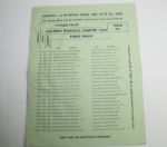 1960 Bing Crosby Program, pairing sheet ,Cypress Point Scorecard and Photo- Ken Venturi Win!
