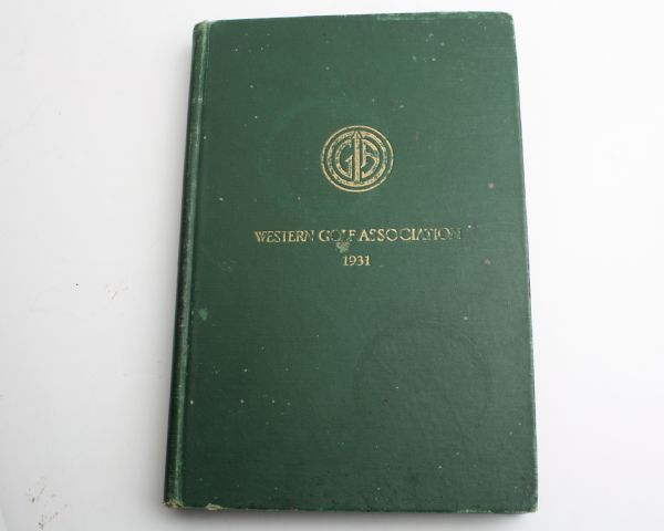 1931 Western Golf Association Book