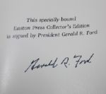 Gerald Ford Hand Signed 'A Time To Heal' Limited Edition JSA COA