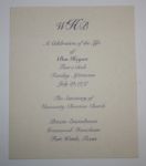 Pamphlet from Ben Hogan Funeral Procession