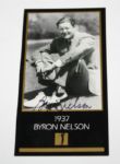 Byron Nelson Signed 1937 Grand Slam Ventures Champions of Golf Card JSA COA