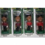 Lot of 3 Limited Edition Tiger Slam Bobble Head Sets (4 in a Set)