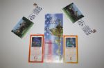 Framed Flag, Tickets, and Pairing Sheets for 1995 Ryder Cup from Oak Hill