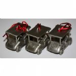 Lot of 3: Arnold Palmer Golf Cart Ornaments