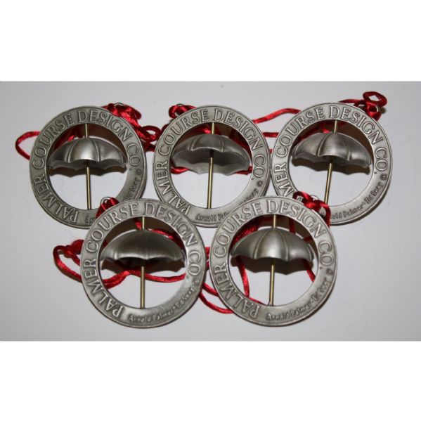 Lot of 5: Arnold Palmer Spinner Umbrella Ornaments