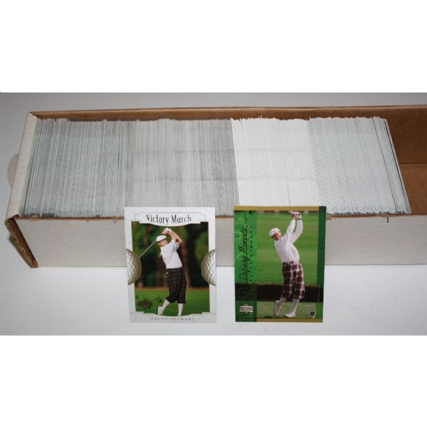 Approximately 400 Payne Stewart Golf Cards - Defining Moments and Victory March