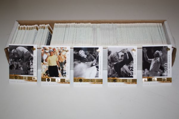 Approximately 1,600 Golf Cards - Jack Nicklaus Golden Bear and Legends (Group A)