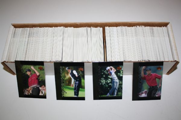 Approximately 1,600 Golf Cards - Tiger Woods Tiger Tales, Tiger Woods Defining Moments, and Heroes (Group B)