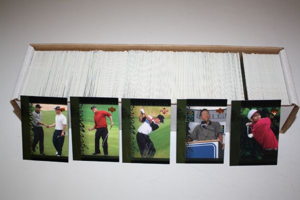 Approximately 2,400 Golf Cards - Wide Assortment: Tigers Tales, Leaderboard, etc. (Group E)