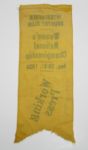 Interlachen C.C. Women's National Championship Press Ribbon Signed by Glenna Collett-Vare JSA COA