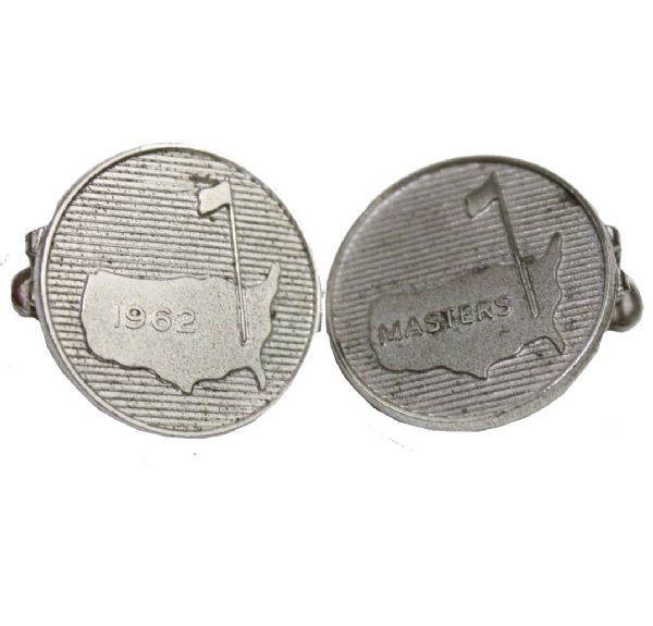 1962 Dated Sterling Silver Masters Logo Pair of Cufflinks - VERY RARE!