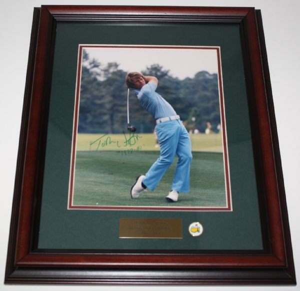 Tom Watson Deluxe Framed 8x10 with 1977-1981 Notation JSA COA