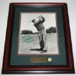 Art Wall Deluxe Framed 8x10 with 1959 Masters Champion Notation JSA COA