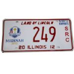 2012 Medinah Ryder Cup Illinois License Plate