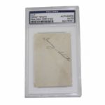 Denny Shute Autographed PSA Slabbed