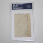 Denny Shute Autographed PSA Slabbed