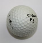 Steve Stricker Signed Personal Marked Used Titleist Golf Ball JSA COA