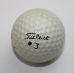 Steve Stricker Signed Personal Marked Used Titleist Golf Ball JSA COA