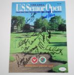1991 U.S. Senior Open Cover Signed by Palmer, Nicklaus, and Others - JSA Full Letter