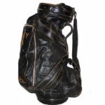 Charley Penna Collapsable Kangaroo Leather Golf Bag - Late 1940s MacGregor Staff Bag