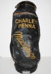 Charley Penna Collapsable Kangaroo Leather Golf Bag - Late 1940's MacGregor Staff Bag