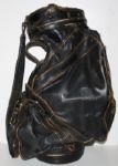 Charley Penna Collapsable Kangaroo Leather Golf Bag - Late 1940's MacGregor Staff Bag